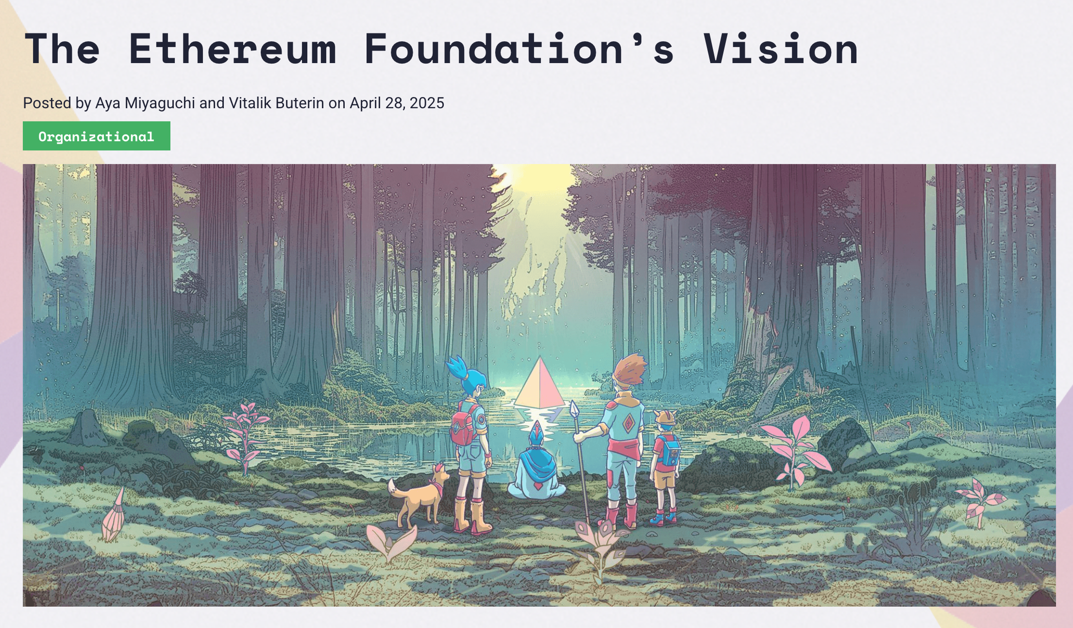 The Ethereum Foundation’s Vision